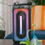 Osio Φορητό ηχείο Bluetooth με USB, LED, AUX, TF, RC, FM, TWS και ενσ. μικρόφωνο – 60W - Image 11