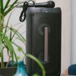 Osio Φορητό ηχείο Bluetooth με USB, LED, AUX, TF, RC, FM, TWS και ενσ. μικρόφωνο – 60W - Image 6