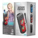 CELEBRAT φορητό ηχείο με μικρόφωνο, 10W, 1200mAh, Bluetooth, μαύρο - Image 3