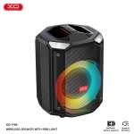 XO F48 Dual 8" RGB Bluetooth Speaker 40W Με 2 Ασύρματα Μικρόφωνα + Τηλεχειριστήριο