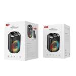 XO F48 Dual 8" RGB Bluetooth Speaker 40W Με 2 Ασύρματα Μικρόφωνα + Τηλεχειριστήριο - Image 4