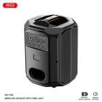 XO F48 Dual 8" RGB Bluetooth Speaker 40W Με 2 Ασύρματα Μικρόφωνα + Τηλεχειριστήριο - Image 2