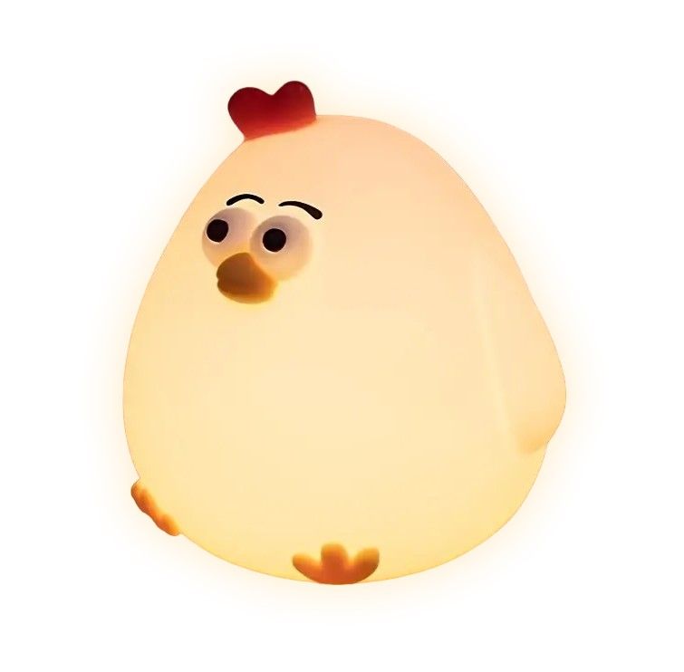 _2024-06-06_085505-photoroom ΑTC LED Κότα Φωτάκι Νυκτός Σιλικόνης - Image 1