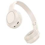 Hoco Charm W46 Ασύρματα Bluetooth Over Ear Ακουστικά με 20 ώρες Λειτουργίας Milky White - Image 2