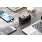 XO PB307 ΔΙΑΦΑΝΟ POWERBANK QC22.5W/PD20W ΜΕ ΕΝΣΩΜΑΤΩΜΕΝΟ ΚΑΛΩΔΙΟ TYPE-C, Lightning ΚΑΙ ΟΘΟΝΗ, 20000mAh - Image 2