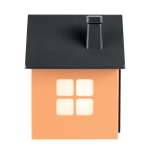 Ψηφιακό ρολόι / ξυπνητήρι σπιτάκι, με οθόνη LED και φωτάκι νυκτός - Image 3