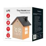 Ψηφιακό ρολόι / ξυπνητήρι σπιτάκι, με οθόνη LED και φωτάκι νυκτός - Image 7