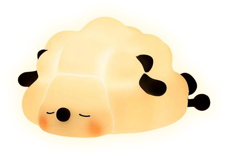 4fc9c106b38c6bd7ddae0a5193e63df322c5e2fe_1024_1024-photoroom ΑTC LED Πρόβατο Φωτάκι Νυκτός Σιλικόνης - Image 1