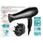 BRUNO σεσουάρ μαλλιών BRN-0154, 2200W, με φυσούνα, μαύρο - Image 2