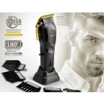 BRUNO BRN-0222 Επαγγελματική Κουρευτική μηχανή επαναφορτιζόμενη με βάση, μαύρη - Image 4