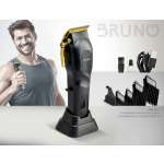 BRUNO BRN-0222 Επαγγελματική Κουρευτική μηχανή επαναφορτιζόμενη με βάση, μαύρη - Image 6