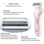 HTC αποτριχωτική μηχανή HL-020, 3 σε 1, επαναφορτιζόμενη, ροζ - Image 3