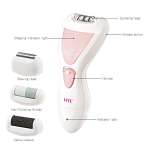HTC αποτριχωτική μηχανή HL-026, 4 σε 1, επαναφορτιζόμενη, αδιάβροχη, ροζ - Image 3