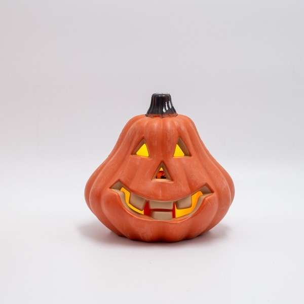 EUROLAMP HALLOWEEN ΦΩΤΙΖΟΜΕΝΗ ΚΟΛΟΚΥΘΑ ΜΠΑΤΑΡΙΑΣ