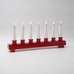 ΞΥΛΙΝΟ ΚΗΡΟΠΗΓΙΟ, ΑΨΙΔΑ, ΚΟΚΚΙΝΟ, TIMER, ΜΠΑΤΑΡΙΑΣ, 39x5.5x18cm