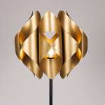 ΕΠΙΔΑΠΕΔΙΟ ΦΩΤΙΣΤΙΚΟ ΜΕΤΑΛΛΙΚΟ ΧΡΥΣΟ 39.5x39.5x129.5cm - Image 2