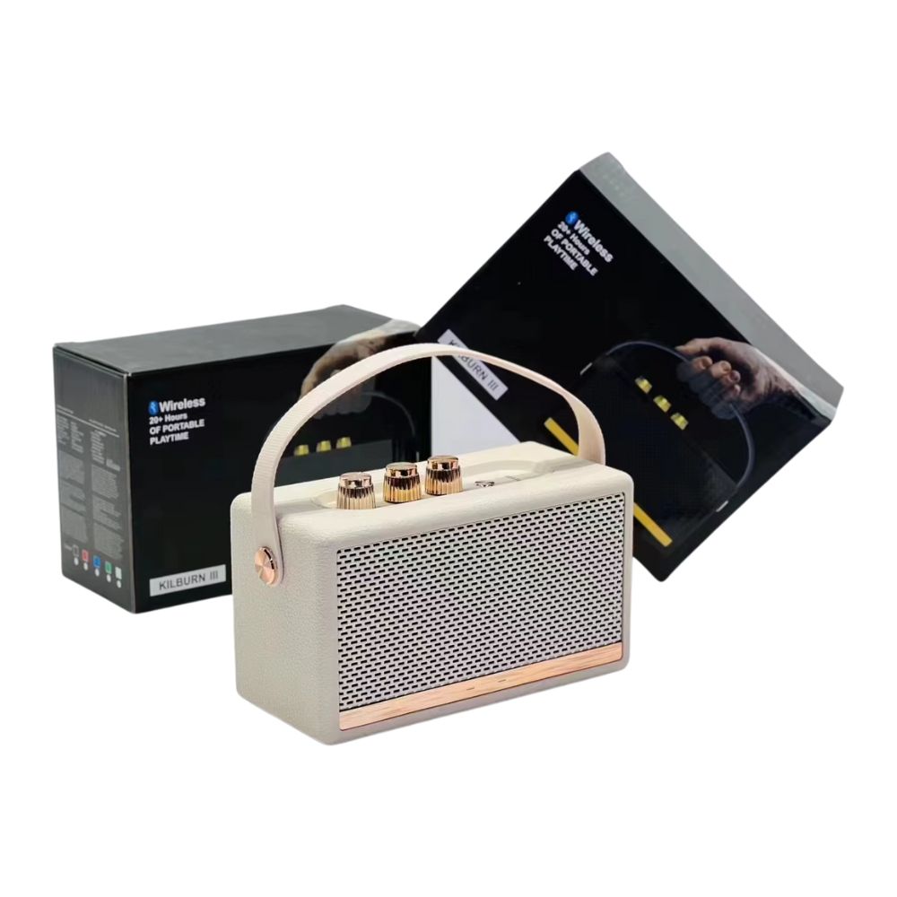 Ανώνυμο σχέδιο (17) Vintage Ηχείο Ασύρματο Μαύρο (Μπεζ) - Image 1