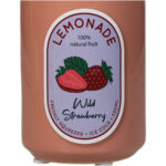Βάζο Lemonade Strawberry Can Κεραμικό Ροζ - Image 3