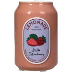 Βάζο Lemonade Strawberry Can Κεραμικό Ροζ - Image 4