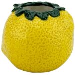 Βάζο Επιτραπέζιο Lemon Κίτρινο 9x9x8 εκ
