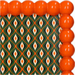 Κορνίζα Beads Πολυρητίνη Πορτοκαλί 10x15εκ. - Image 4