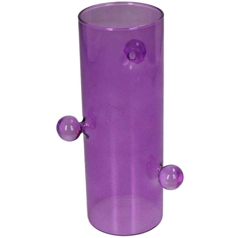 KAL-6471 Βάζο Γυαλί Μωβ - Image 1