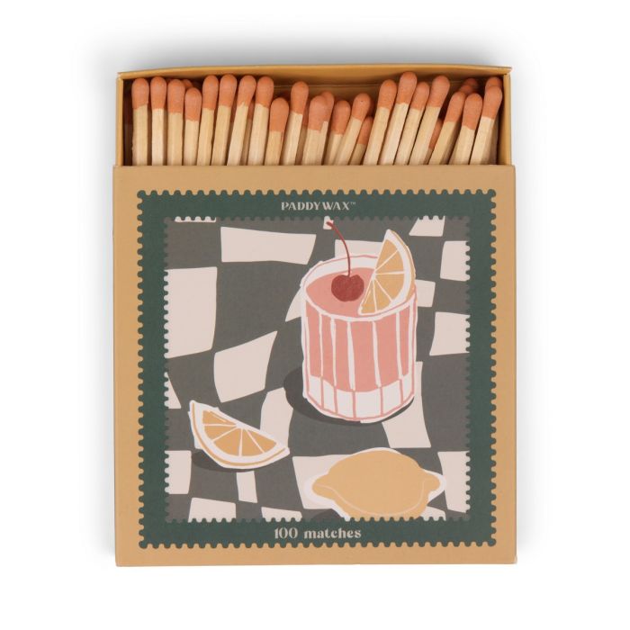 PW-ACC54EU Cocktail, 100 Jumbo Σπίρτα ασφαλείας 11cm - Paddywax - Image 1