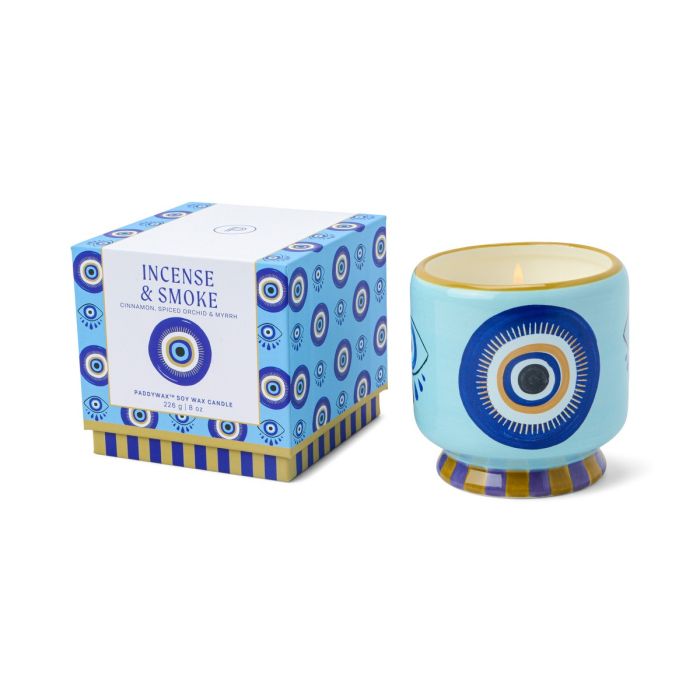 PW-AD0802EU A dopo Κεραμικό κερί σόγιας, Incense & Smoke 226gr Eye - Paddywax - Image 1