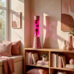 Φωτιστικό Lava Lamp Tower Pink & Brown Waves - Image 4