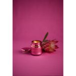 Black Fig & Rose Φυτικό Κερί 70gr σε ροζ γυάλινο δοχείο με καπάκι, Chroma Rosales - Paddywax - Image 3